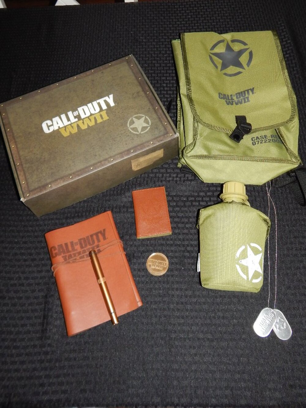 Call Of Duty WWII Collectors Box Set 2017 CULTUREFLY Backpack Wallet Journal Pen